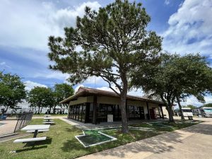 Recreation Hall at Traders Village Houston RV Park