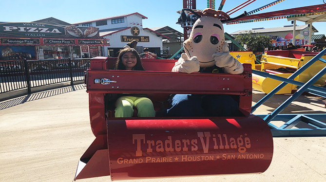 Freddy on the Scrambler Ride